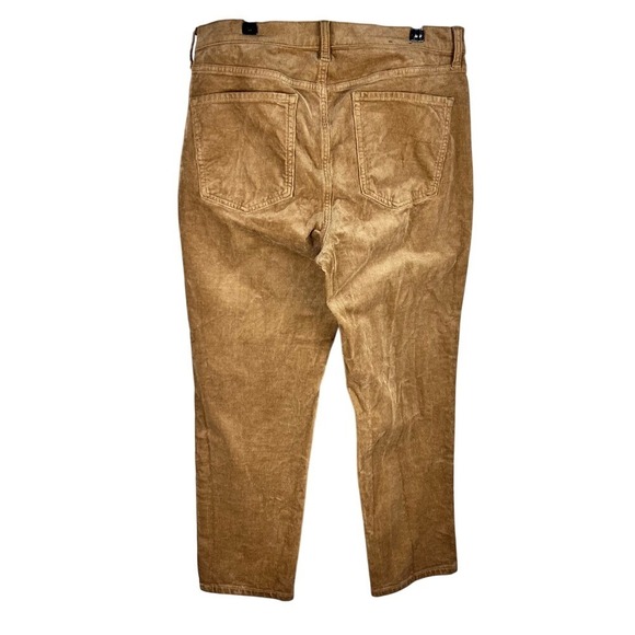 Banana Republic Petite Corduroy Pants High-Rise Pumpkin Spice 32/14 - Picture 3 of 15